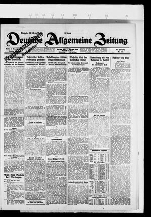 Deutsche allgemeine Zeitung vom 07.11.1926