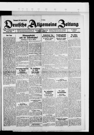 Deutsche allgemeine Zeitung vom 16.11.1926