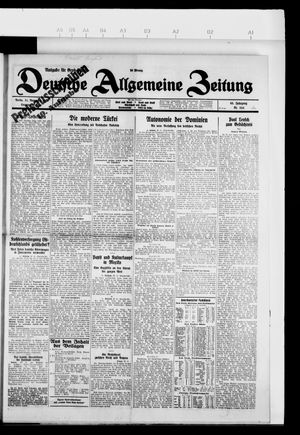 Deutsche allgemeine Zeitung on Nov 21, 1926