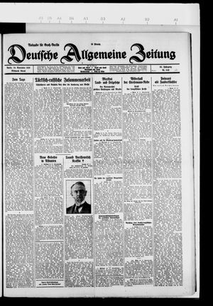 Deutsche allgemeine Zeitung vom 24.11.1926