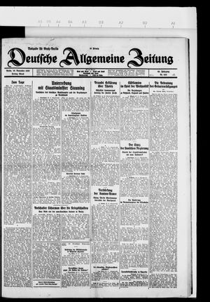 Deutsche allgemeine Zeitung vom 26.11.1926