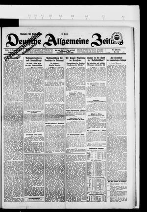 Deutsche allgemeine Zeitung vom 28.11.1926