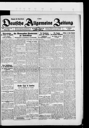 Deutsche allgemeine Zeitung on Nov 29, 1926