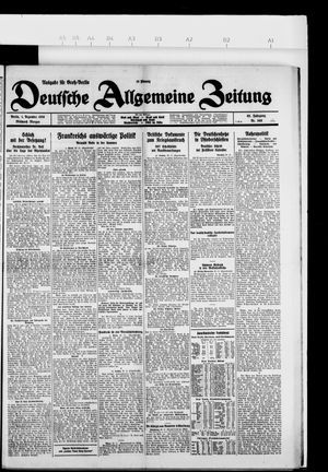 Deutsche allgemeine Zeitung vom 01.12.1926