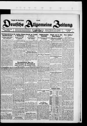 Deutsche allgemeine Zeitung on Dec 3, 1926