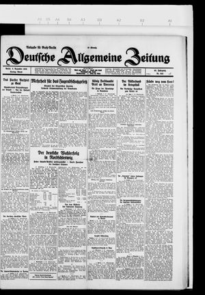 Deutsche allgemeine Zeitung vom 03.12.1926