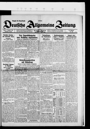Deutsche allgemeine Zeitung vom 04.12.1926