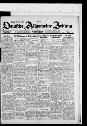 Deutsche allgemeine Zeitung vom 06.12.1926