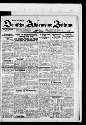 Deutsche allgemeine Zeitung vom 10.12.1926