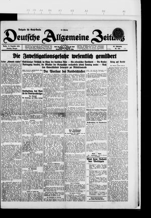 Deutsche allgemeine Zeitung vom 12.12.1926