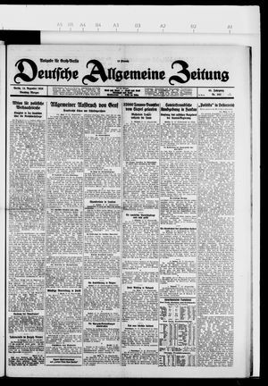 Deutsche allgemeine Zeitung vom 14.12.1926