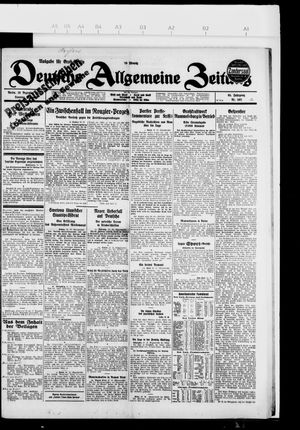 Deutsche allgemeine Zeitung vom 19.12.1926