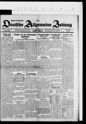 Deutsche allgemeine Zeitung vom 24.12.1926
