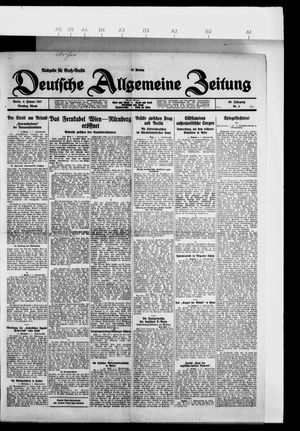 Deutsche allgemeine Zeitung vom 04.01.1927