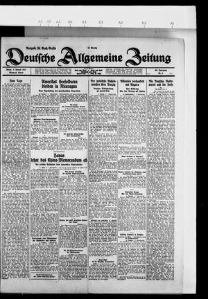 Deutsche allgemeine Zeitung vom 05.01.1927