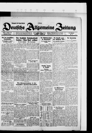 Deutsche allgemeine Zeitung vom 08.01.1927