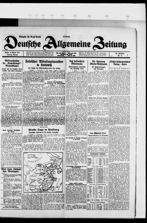 Deutsche allgemeine Zeitung vom 09.01.1927