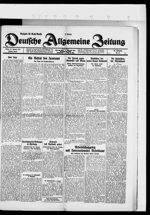Deutsche allgemeine Zeitung vom 21.01.1927
