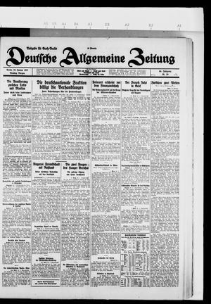 Deutsche allgemeine Zeitung vom 25.01.1927