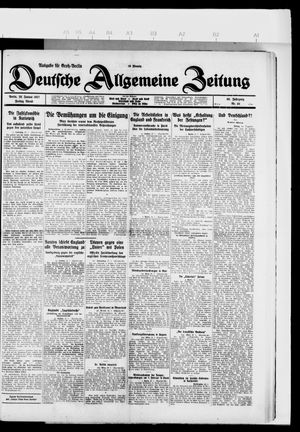 Deutsche allgemeine Zeitung vom 28.01.1927