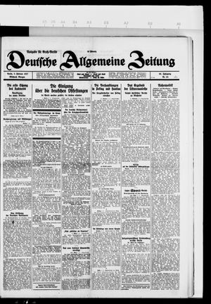 Deutsche allgemeine Zeitung vom 02.02.1927