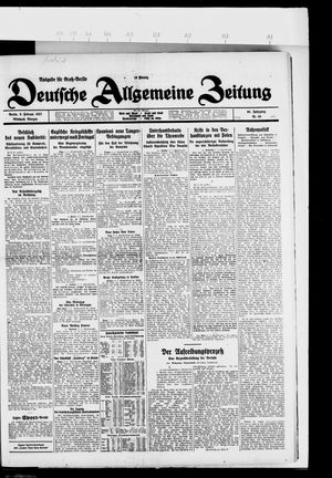 Deutsche allgemeine Zeitung vom 09.02.1927