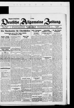 Deutsche allgemeine Zeitung vom 08.03.1927