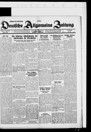 Deutsche allgemeine Zeitung vom 11.03.1927