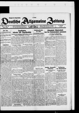 Deutsche allgemeine Zeitung vom 21.03.1927