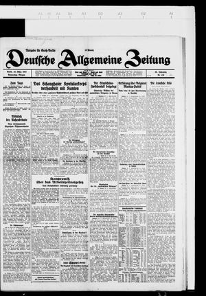 Deutsche allgemeine Zeitung vom 24.03.1927