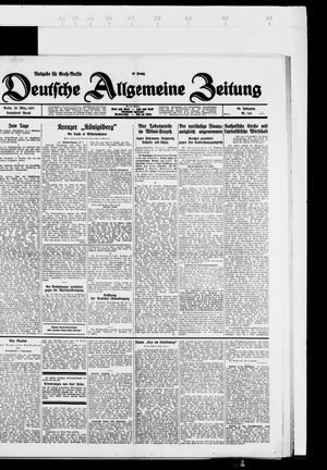 Deutsche allgemeine Zeitung vom 26.03.1927