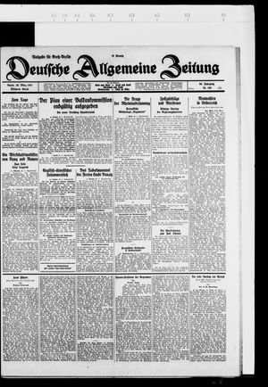 Deutsche allgemeine Zeitung vom 30.03.1927