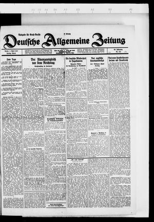 Deutsche allgemeine Zeitung vom 01.04.1927