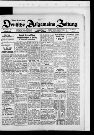 Deutsche allgemeine Zeitung vom 07.04.1927