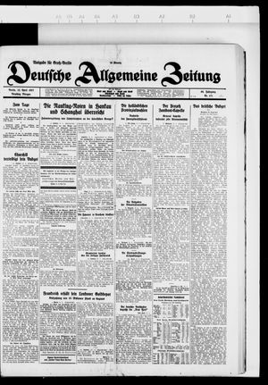 Deutsche allgemeine Zeitung on Apr 12, 1927