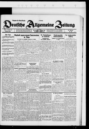 Deutsche allgemeine Zeitung vom 22.04.1927