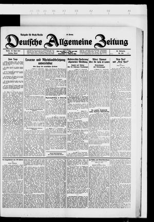 Deutsche allgemeine Zeitung vom 29.04.1927