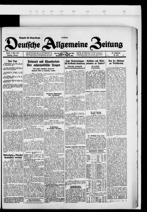 Deutsche allgemeine Zeitung vom 03.05.1927