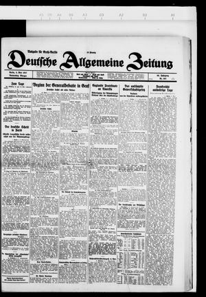 Deutsche allgemeine Zeitung vom 05.05.1927