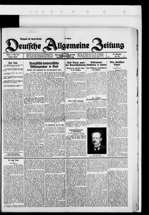 Deutsche allgemeine Zeitung on May 6, 1927
