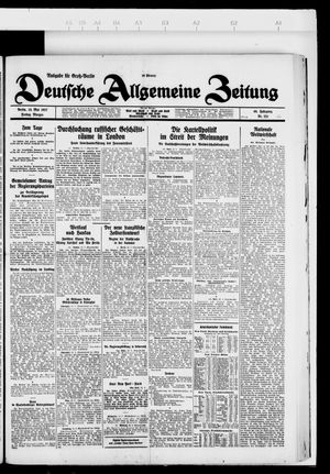 Deutsche allgemeine Zeitung vom 13.05.1927