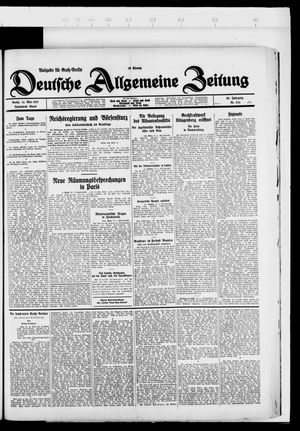 Deutsche allgemeine Zeitung vom 14.05.1927