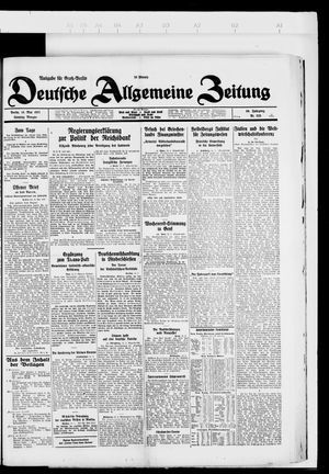 Deutsche allgemeine Zeitung vom 15.05.1927