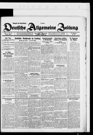 Deutsche allgemeine Zeitung vom 17.05.1927