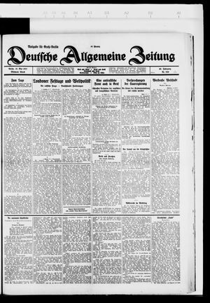 Deutsche allgemeine Zeitung vom 18.05.1927