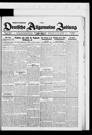 Deutsche allgemeine Zeitung on May 24, 1927