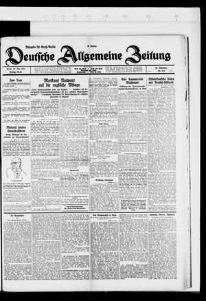 Deutsche allgemeine Zeitung vom 27.05.1927