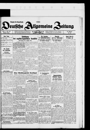 Deutsche allgemeine Zeitung vom 31.05.1927