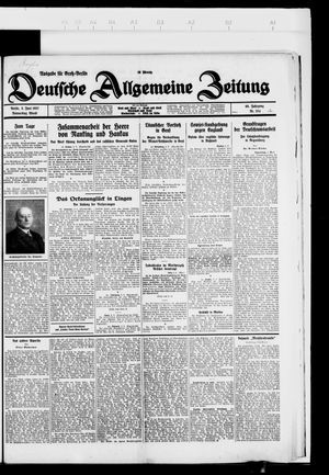 Deutsche allgemeine Zeitung on Jun 2, 1927