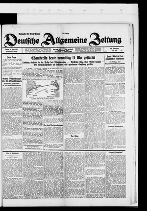 Deutsche allgemeine Zeitung on Jun 4, 1927